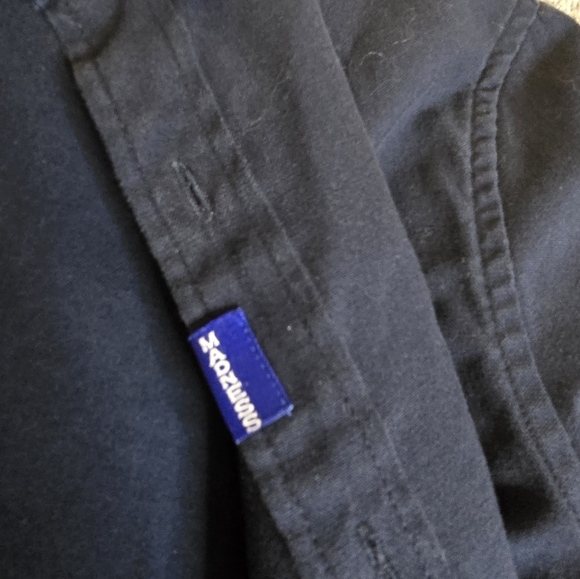 Madness Breeds Madness Mad Man Men's Navy Button-down Shirt Size XL - Picture 6 of 12